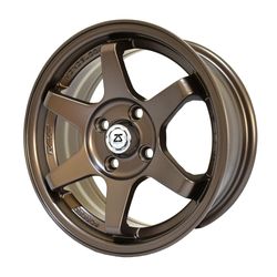 LLANTAS 14X6 4X100 ET32 CB73.1 MATT BRONZE 146039 -  14 4X100 | ZS MOTOR