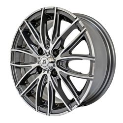 LLANTAS 14X5.5 4X100 ET35 CB73.1 GUN METAL 148008 -  14 4X100 | ZS MOTOR