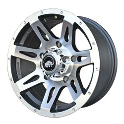 LLANTAS 16X7.5 5X160 ET0 CB110 MATTBLACK E2281 -  16 5X160 | MAMMOOTH OFFROAD