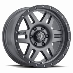 LLANTAS 17X8.5 6X139.7 CB108 ET0 TITANIUM SIX SPEE -  17 6X139 | ICON