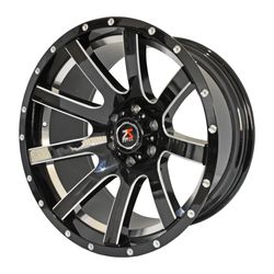 LLANTAS 20X10  6X135 ET-24 CB87.1 GLOSS BLACK MIL E231 -  20 6X135 | ZS MOTOR