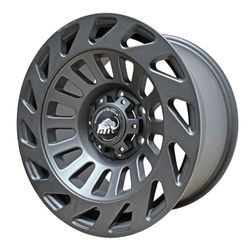 LLANTAS 17X9 6X139.7 ET0 CB110 MATT BLK MADNESS -  17 6X139 | MAMMOOTH OFFROAD