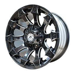 LLANTAS 17X9 6X139.7 BLACK CB110.2 ET0 171030 -  17 6X139 | ZS MOTOR