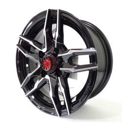 LLANTAS 13X5.5 4X100 CB67.1 ET30 MB 135498-RD-R1 -  13 4X100 | TEKMOTOR