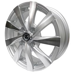 LLANTAS 13*5.5 4X100 ET35 CB73.1 SILVER MACHINE FA -  13 4X100 | ZS MOTOR