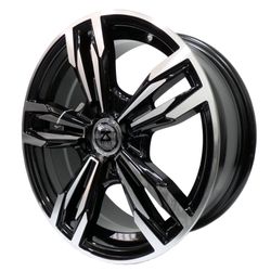 LLANTAS 14X6 4X100 ET35 CB67 BLK MACH FACE 145071 -  14 4X100 | ZS MOTOR