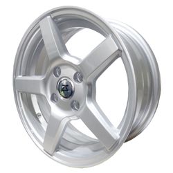 LLANTAS 14X5.5 4X100 ET35 CB73 SILVER 145051 -  14 4X100 | ZS MOTOR