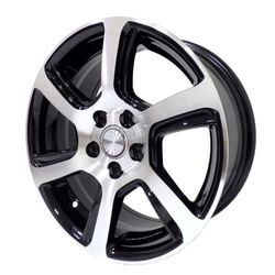 LLANTAS 15X6.5 5X100 ET35 CB73.1 BLK MACH IV60632 -  15 5X100 | ZS MOTOR