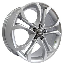 LLANTAS 19 5X112 ET+35 BK227 SILVER AUDI 19X8.5 /  S - Tapa Central -  19 5X112 | ZS MOTOR