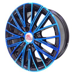 LLANTAS 14X6 4X100 67.1 ET35 MB/AZUL 145452RD-S4 -  14 4X100 | TEKMOTOR