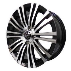 LLANTAS 15X6 4X100 ET35 CB67 BLK MACHINE IV36076 -  15 4X100 | ZS MOTOR