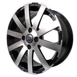 LLANTAS 15X6 4X100 ET35 CB67 BLK MACHINE IV36184 -  15 4X100 | ZS MOTOR
