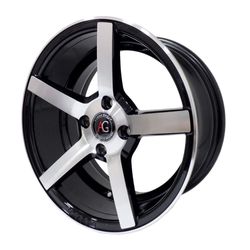 LLANTAS 15X7.0 4X100 ET28 CB73.1 BK MACH IV60DH554 -  15 4X100 | ZS MOTOR