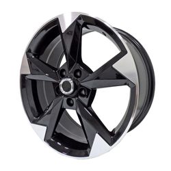 LLANTAS 18X8 5X112 ET39 CB66.56 BK MACH IV60A049 -  18 5X112 | ZS MOTOR