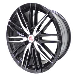 LLANTAS 18X8 5X114.3 73.1 BLACK SPOKE 181026RD-V4 -  18 5X114 | TEKMOTOR