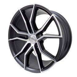 LLANTAS 18X8 5X120 CB72.56 ET30 MATTBLACK+MF S279 -  18 5X120 | TEKMOTOR