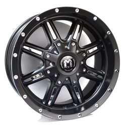 LLANTAS 18X9 5X127 ET-15 CB71 SATIN BLACK IV468091 -  18 5X127 | ZS MOTOR