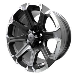 LLANTAS 17X8.5 6X139 ET0 CB110 GUN METAL MCH 17807 -  17 6X139 | ZS MOTOR