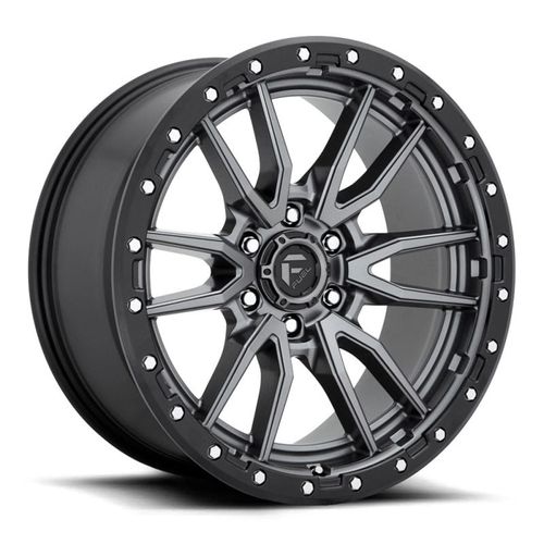 LLANTAS 17X9 6X139 ET-12 CB106.1 REBEL GRIS FUEL -  17 6X139 | FUEL
