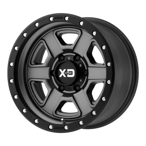 LLANTAS 17X9 6X139 GRIS ET-12 CB106.1 XD133GRAY KM -  17 6X139 | XD KMC