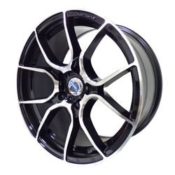 LLANTAS 17X8 5X114.3 73.1 BLACK/SPOKE 175523RD-D5 -  17 5X114 | TEKMOTOR