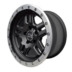 LLANTAS 17X9.0 5X127 ET-12 CB71.56 MATT BK BARSTOW -  17 5X127 | BLACK RHINO