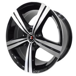 LLANTAS 17X8 5X108 ET35 CB73 BLK FAC MACH IV36531 -  17 5X108 | ZS MOTOR