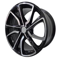 LLANTAS 17X8 5X114 ET35 CB73.1 BLK MACHINE 175276 -  17 5X114 | ZS MOTOR