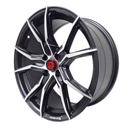 LLANTAS 17X7.5 5X114.3 BLACK MACHINE 175503RD-R7 -  17 5X114 | TEKMOTOR