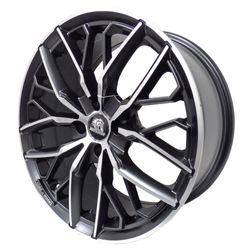 LLANTAS 17X7.5 4X100 73.1 BLACK MACHI 175545RD-M101 -  17 4X100 | TEKMOTOR