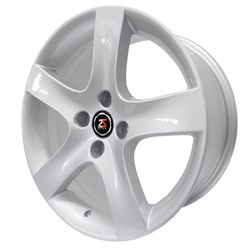 LLANTAS 17X7.5 4X108 ET31.5 CB65 SILVER IV36243 -  17 4X108 | ZS MOTOR