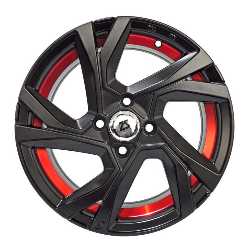 LLANTAS-15X6-4X100-ET35-CB73.1-MATT-BLK-RED-155496