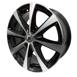 LLANTAS 15*6 4X114 ET35 CB73.1 BLACK MACHINE FACE -  15 4X114 | ZS MOTOR