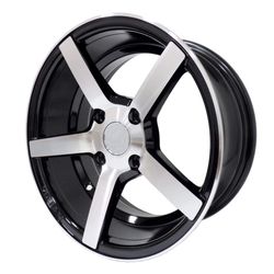 LLANTAS 15X7.0 4X114.3 ET28 CB73.1 BLACK IV60DH554 -  15 4X114 | ZS MOTOR