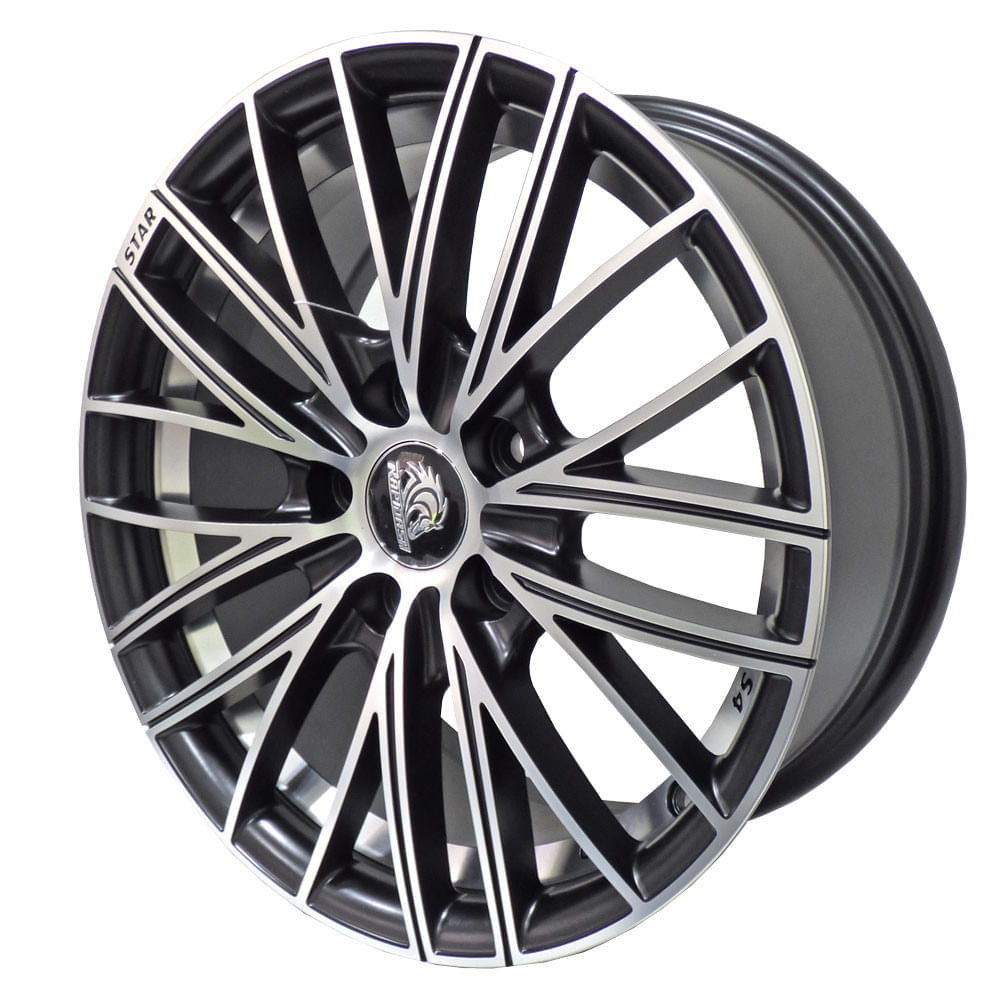 LLANTAS 15X6.5 4X100 ET35 CB67.1 BK RED UC+MIL 155 - 15 4X100