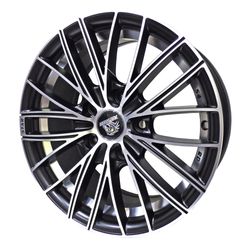 LLANTAS 15X6.5 5X114.3 BLACK MACHINE UC 155452RD-S4 -  15 5X114 | TEKMOTOR