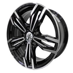 LLANTAS 16X6.5 5X114 ET35 CB73 BLK MACH FAC IV3639 -  16 5X114 | ZS MOTOR