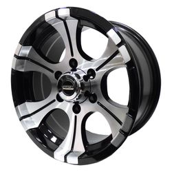 LLANTAS 16X8 6X139 ET0 CB110 BLK MACHINE FACE 639 -  16 6X139 | ZS MOTOR