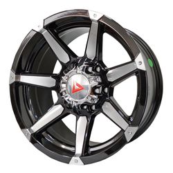 LLANTAS 16X8 6X139.7 LGS04 BLACK+ FACE MACHINE -  16 6X139 | SAFARI