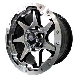 LLANTAS 16X8 6X139 ET0 CB108 BLK FAC MACH IV49VL07 -  16 6X139 | ZS MOTOR
