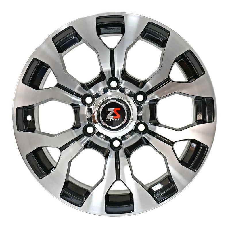 LLANTAS-16X7-6X139.7-ET0-CB108-BLK-MACHINE-BCE038