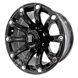 LLANTAS 16X8 6X139.7 (376) + BLACK + FACE MACHINED -  16 6X139 | ZS MOTOR