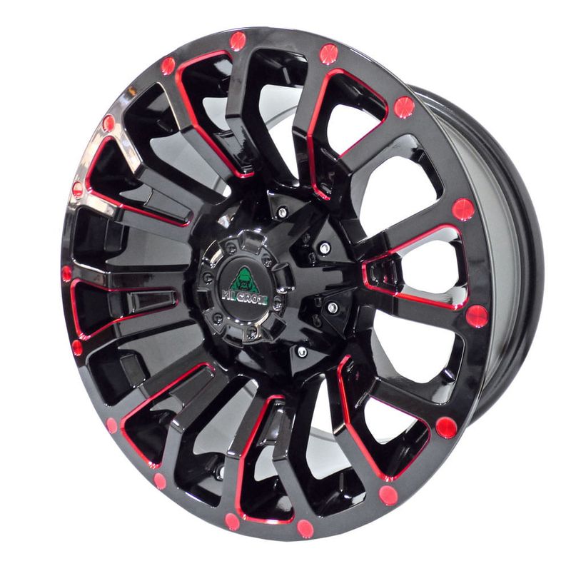 LLANTAS-16X8-6X139.7-CB110-ET0-BLK-MILL-RED-168103