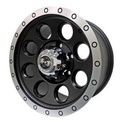 LLANTAS 15X7.5 6X139 ET0 CB110 MATT BLK MACH 15809 -  15 6X139 | ZS MOTOR