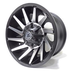 LLANTAS 15X8.5 ET-24 CB110 6X139 MATT BLACK MACH F -  15 6X139 | ZS MOTOR