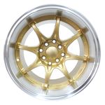 LLANTAS-15x9-8X100-114.3-GOLD-MACHINE-LIP-J6958