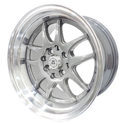 LLANTAS 15X8.25 8X100-114.3 SILVER ML J6899 -  15 4X100 - 15 4X114 | ZS MOTOR