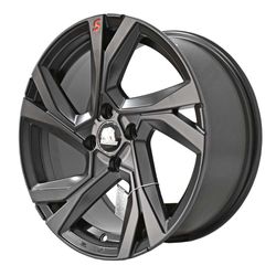 LLANTAS 16X7 4X100 CB73.1 ET35 MATT BK RED 165496- -  16 4X100 | TEKMOTOR