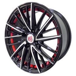 LLANTAS 16X7 4X108 CB65.1 ET24 MB+RED UC 165520RDS9 -  16 4X108 | TEKMOTOR
