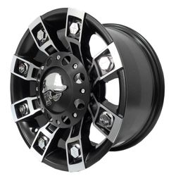LLANTAS 16X8 5X127X114 ET-12 CB71.5 MATT BLK IV386 -  16 5X114 - 16 5X127 | ZS MOTOR